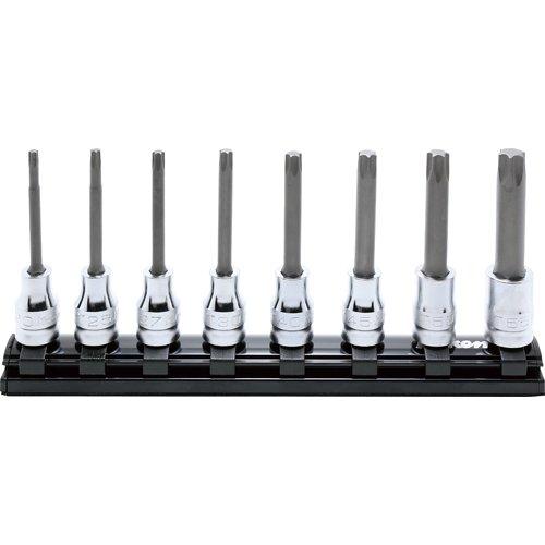 

Koken Insert Torx Bit Socket Rail Set 8 Pieces RS3025Z8L75 9.5mm Z-EAL