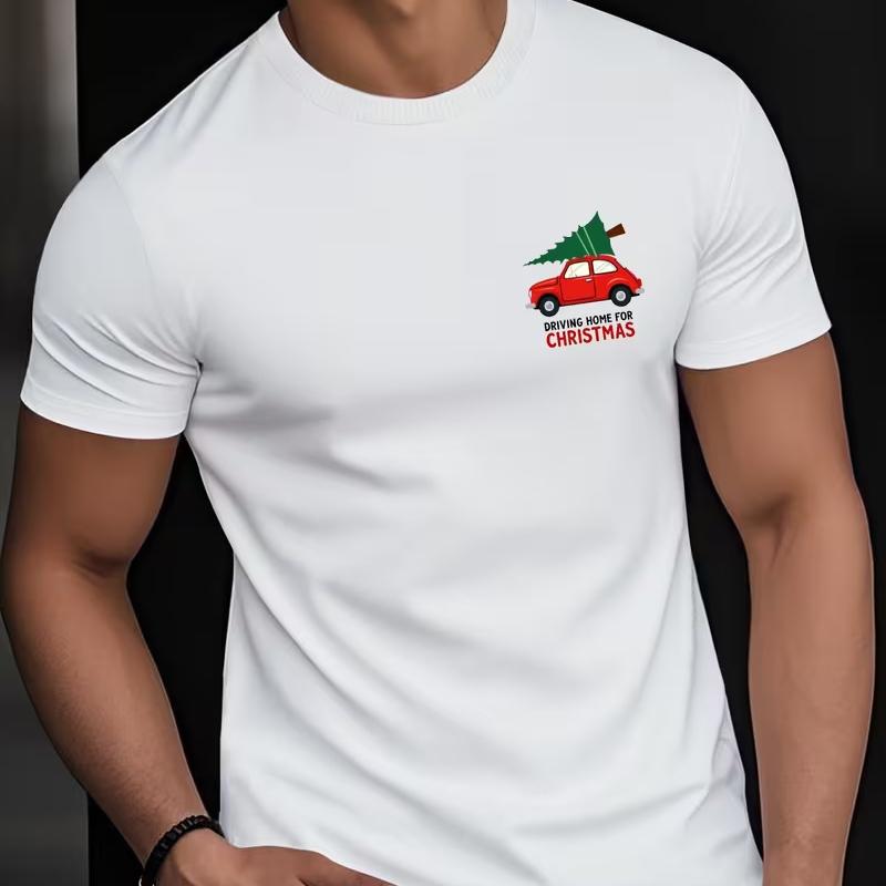 Christmas Elf Graphic Men s T-Shirt - Playful Festive Street Style S