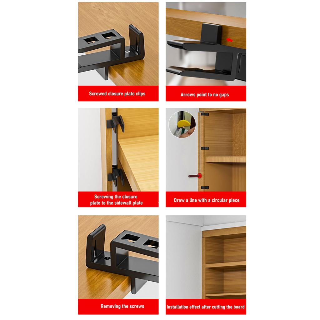 Furniture Fitting Tool Carpentry Jigs Set Multifunctional Toe Kicking and Ceiling Scribe Tool for Woodworking Carpentry Jigs Set