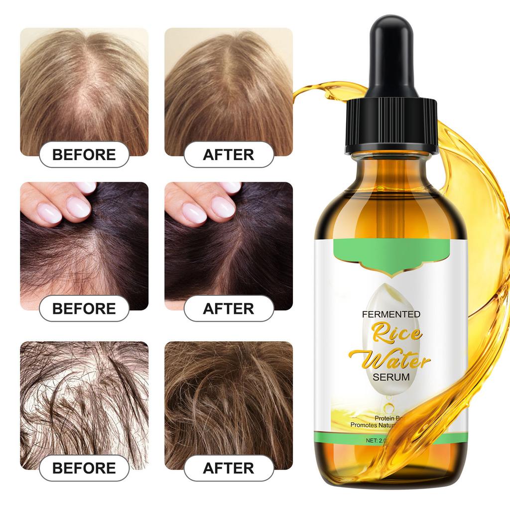 Rice Hair Care Oil 60ml Nourishes Hair Root, Improves Dryness And Split Ends, And Smoothes Hair