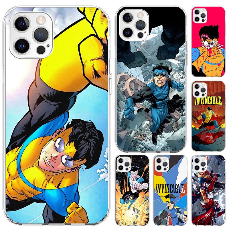 Cool I-Invincible Phone Case for Iphone 17 Air 16 15 Plus 14 13 Mini 12 11 Pro Max 16E 7 8 SE 2020 Soft Funda Print Shell 17 Air