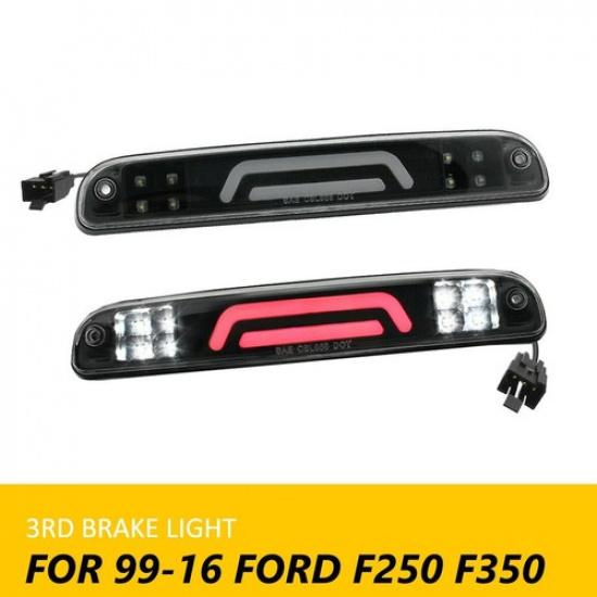 LED Third 3Rd Brake Light Black For 99-16 Ford F250 F350 Super Duty Cargo USEOA