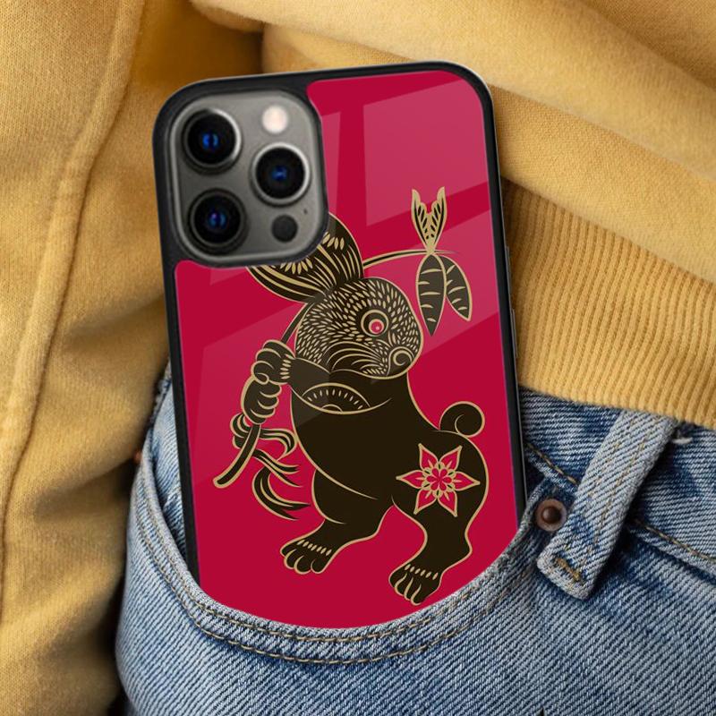 CHINESE ZODIAC SEAMLESS Soft Phone Case for iPhone 17 Air 16e Pro max 15 Pro 13 14 Plus 11 12 MagSafe Magnetic Coque