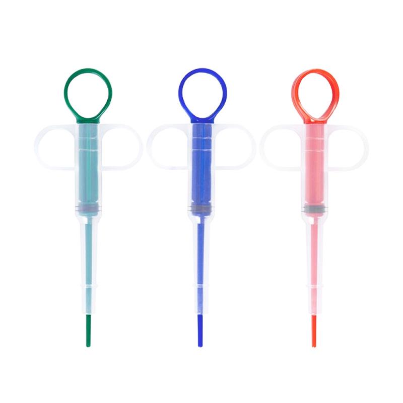 Cat Medicine Feeder: Dual-Use Push-Type Syringe for Pills and Liquid