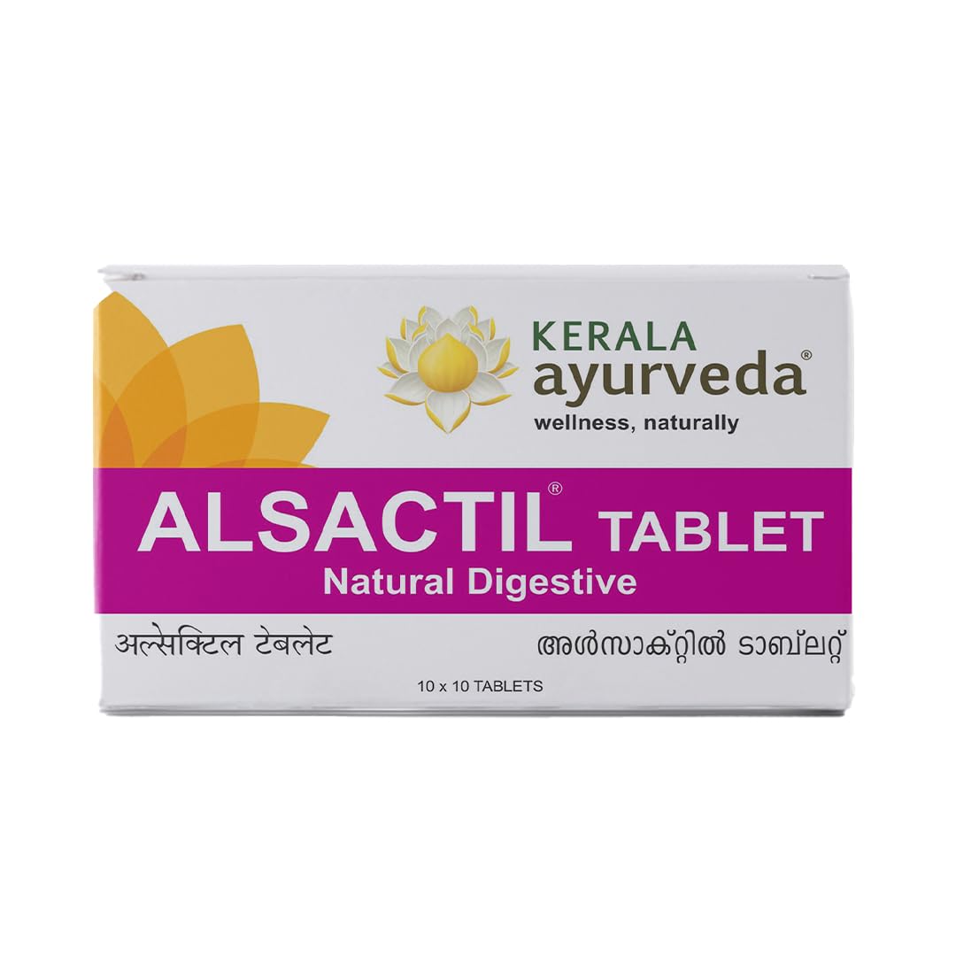 

Kerala Ayurveda Alsactil Tablets For Digestive Comfort And Gut Cleanse Support 100 Tablets Pack Of 1