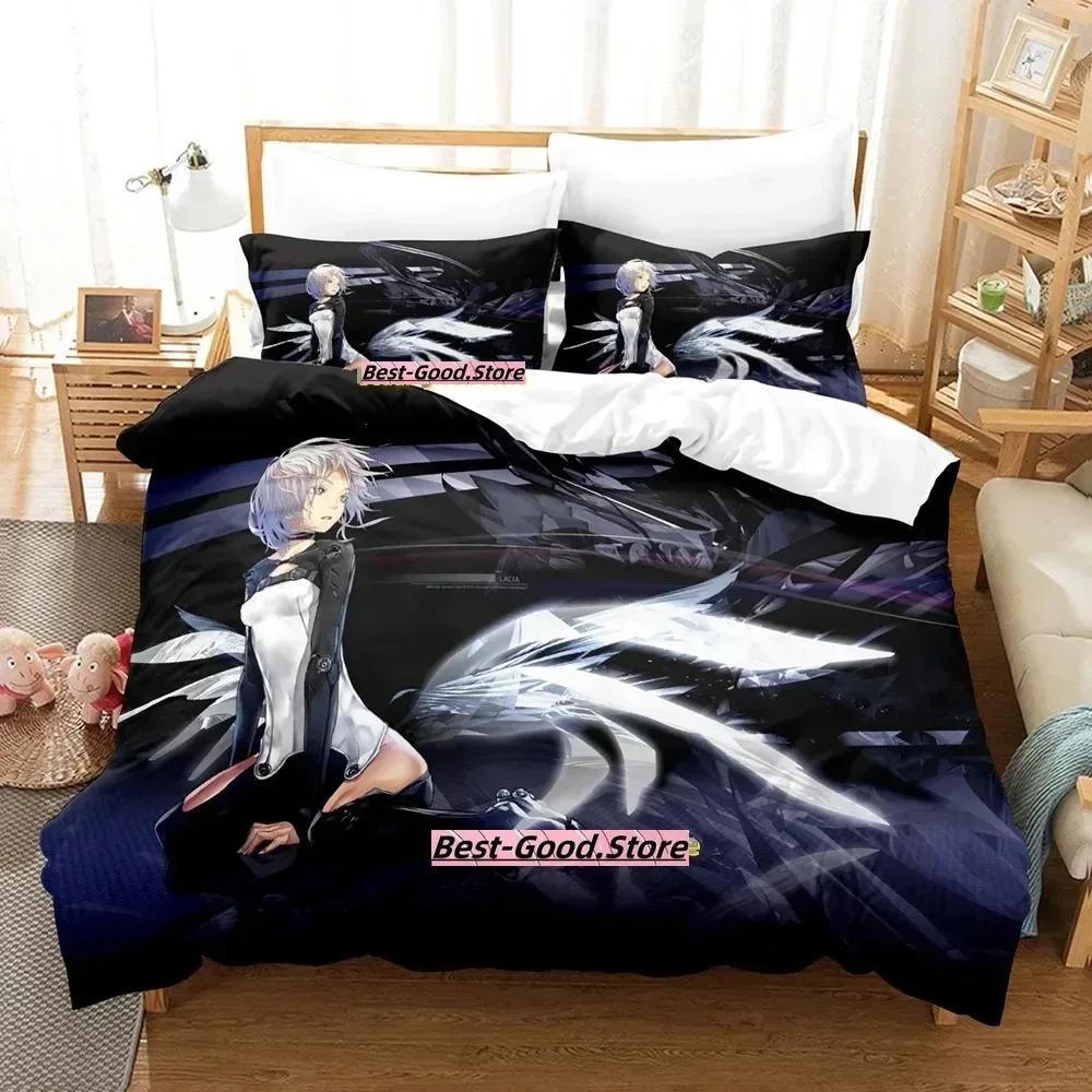 Beatless Bedding Set Duvet Cover Sheet Printed Bed Set Pillowcase Bed Full Queen King Size Comforter Bedroom Anime Bed Sheet Set