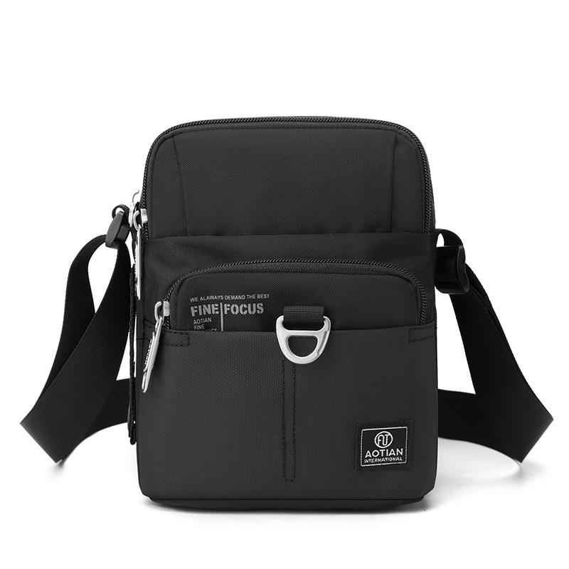 Men's Outdoor Small Bag Oxford Shoulder Crossbody Bag Mobile Phone Bag