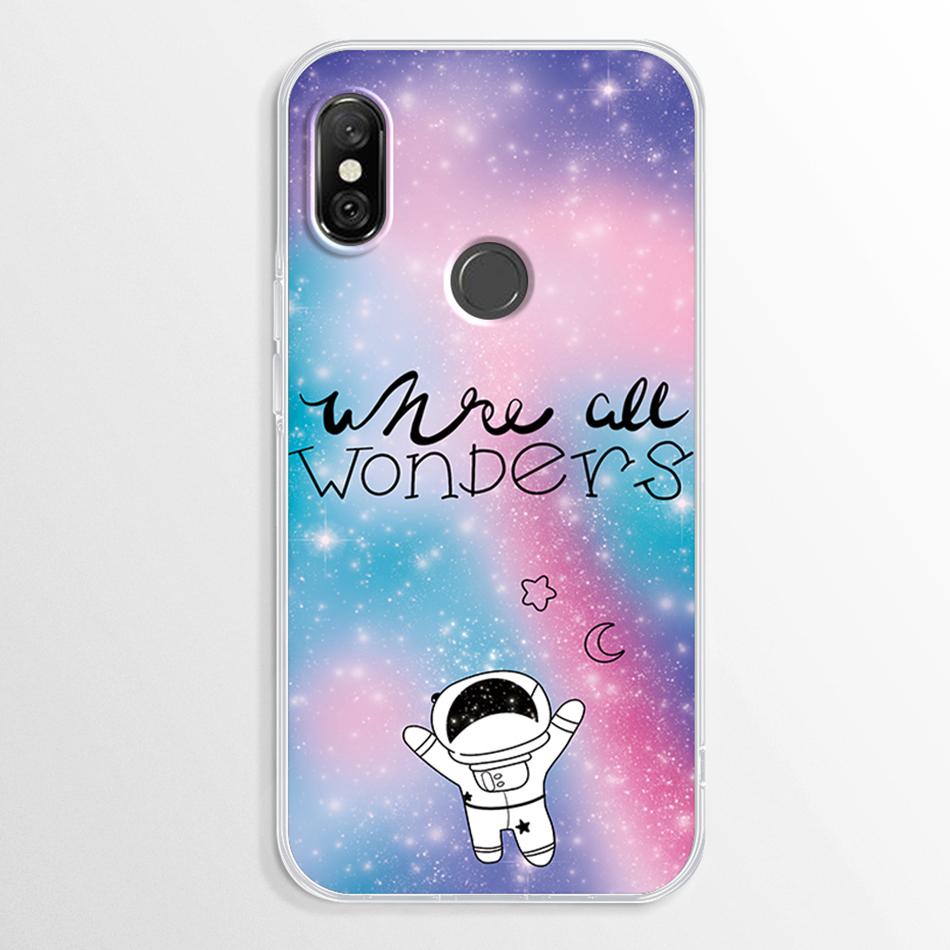 Funda para Xiaomi Redmi Note 6 Pro Mármol Transparente Suave TPU Cubierta Trasera Para Xiaomi Redmi Note 6 Note6 Pro Funda de Silicona Parachoques Fundas