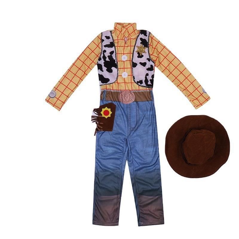Personaj de desene animate pentru copii cowboy Woody, personaj anime, costum de Halloween