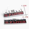 1PCS HEMI 5.7 Liter Car Sticker For Rear Trunk ABS 3D Badge Emblem Modification Decal Displacement Label