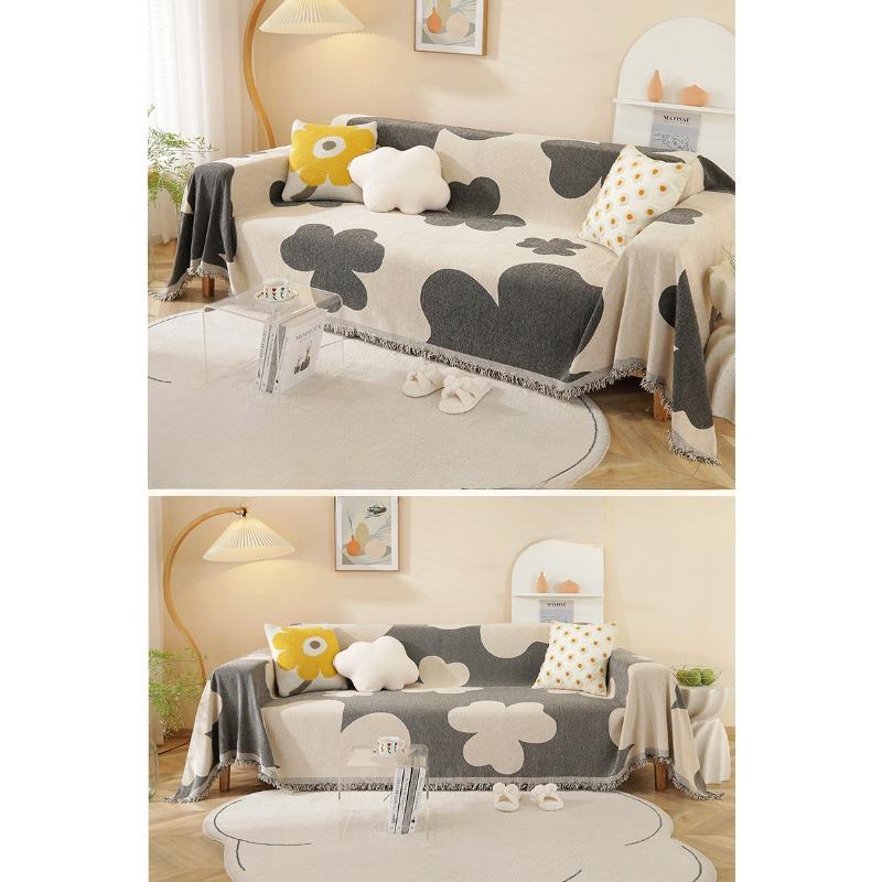 Sofa Cover Cloth, Full Cover Blanket, Backrest Cover Cloth, Anti Slip Sofa Cushion, Universal Cover, Anti Cat Scratch, All Season Universal