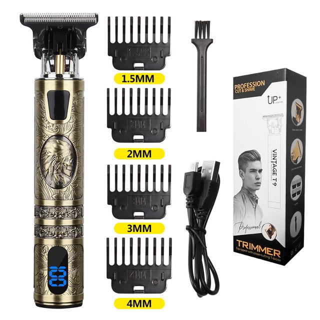 2021 USB T9 Hair Clipper Professional Electric Hair Trimmer Barber Shaver Trimmer Beard Men Hair Cutting Machine for Men