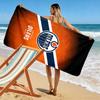 "Edmonton Oilers Logo Design Towel" Patterned beach towel quick dry perfect for travel outdoor sports jogging the beach and swimming