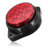 Red 7 LED Round Side Marker Indicator Clearance Light Car Truck Trailer