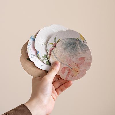 New Chinese Fabric Teacup Pad Waterproof Double-sided Chinese Fabric Pot Bearing Non-slip Pad Tea Tray Tea Ceremony Accessories