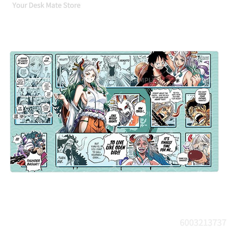 8 Models Diy One Piece Uta Ace Luffy Card Battle Mat Opcg Doflamingo Yamato Single Player Board Game Card Battle Card Pad
