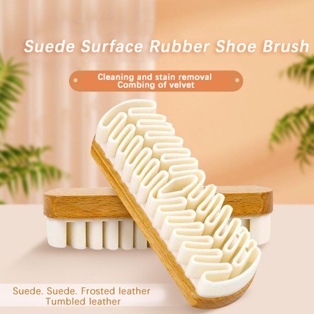 Suede Cleaning Brush Kefa na topánky Čistič topánok na semišový nubukový materiál Obuv/čižmy/tašky Čistič čistiaceho prostriedku Guma a osviežovač