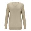 2025 European & American Autumn/Winter V-neck Long Sleeve Knitwear for Women: Fashionable & Comfortable Pullover