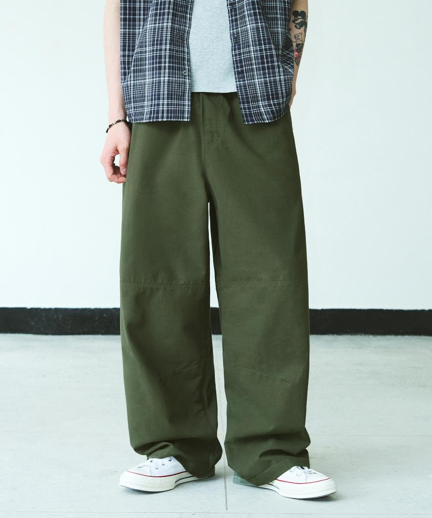 Awodeijeu Flow Linen-Like Elastic Waist Wide Pants [3 Colors]