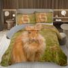 Kawaii Rabbit Bedspread Set Twin Full Queen King SizeCute Rabbit Quilt Set Wild Animal Coverlet Set For Teen Girls Easter Gift
