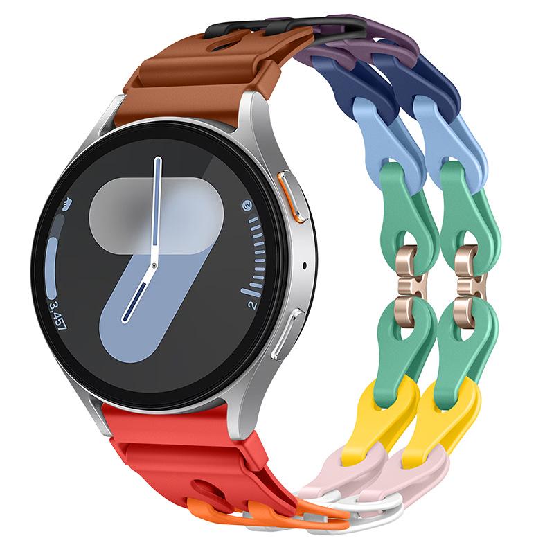 Fashion Hollow Silicone Strap for Samsung Watch7 & Huawei GT3 Pro