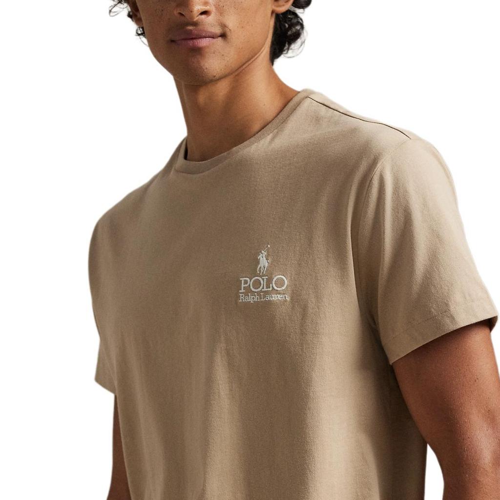 Polo Ralph Lauren SS26 Logo Plain Knit Crew Neck Short Sleeve T-Shirt Classic Edition Men T-Shirts MNPOTSH1N823205-250