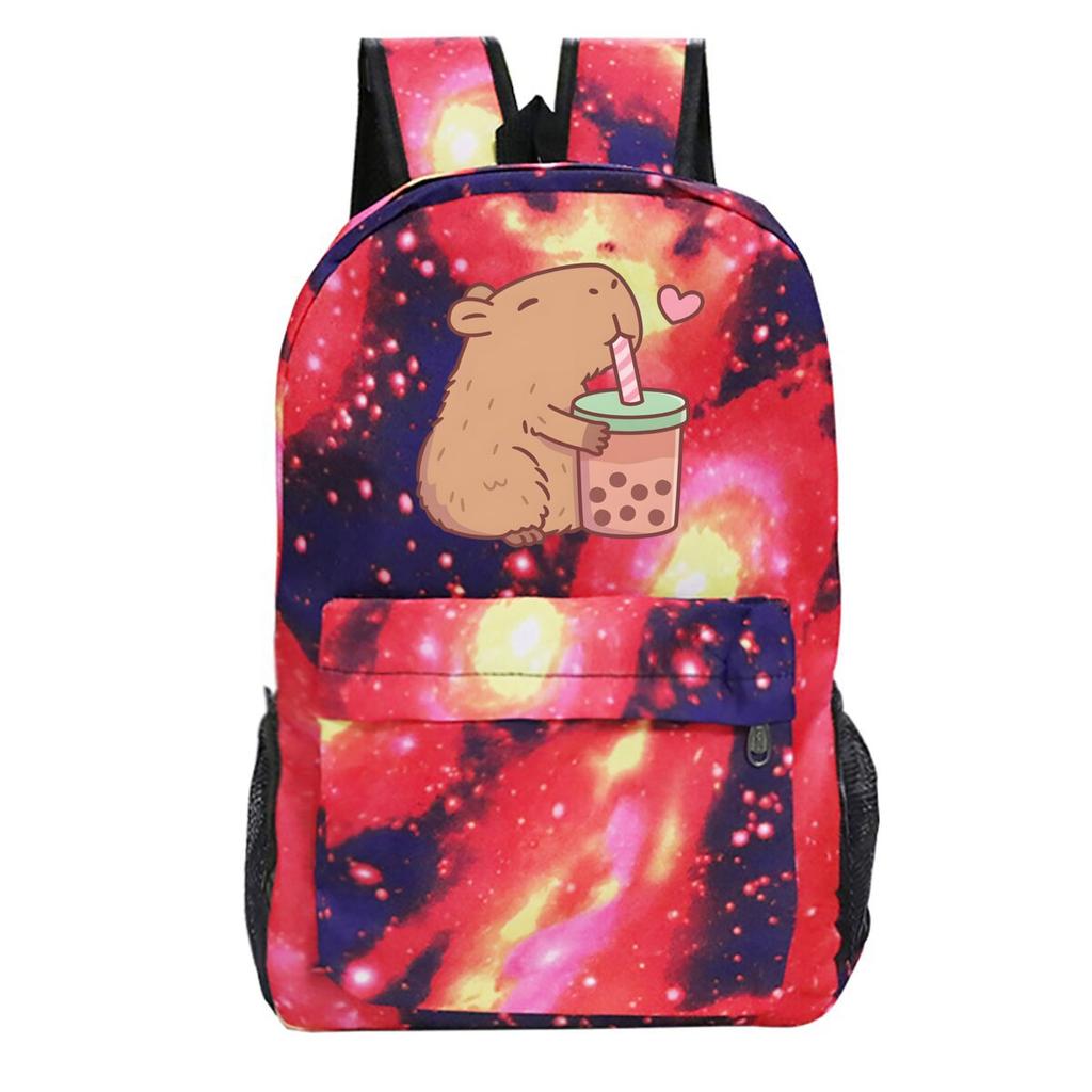 Süßer Rucksack mit Aufdruck von Peripheriegeräten Studentenschulranzen Freizeit-Reise-Rucksack mit großem Fassungsvermögen