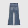GAP Women's Low-Rise Washed Raw Hem Flare Jeans