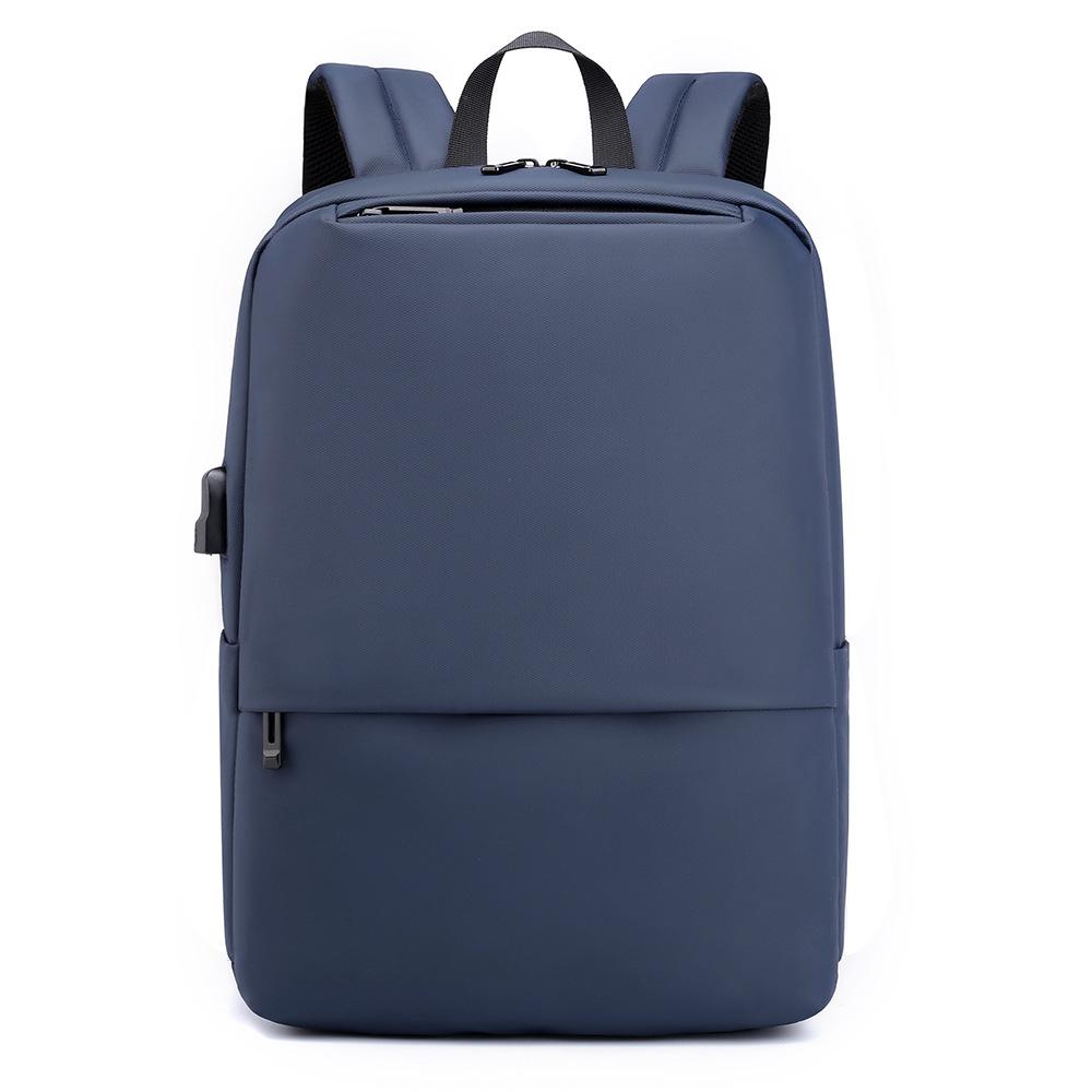 

Spring Daily Commuting Large Capacity Men s Backpack Casual and Fashionable Business Waterproof Computer Backpack синий