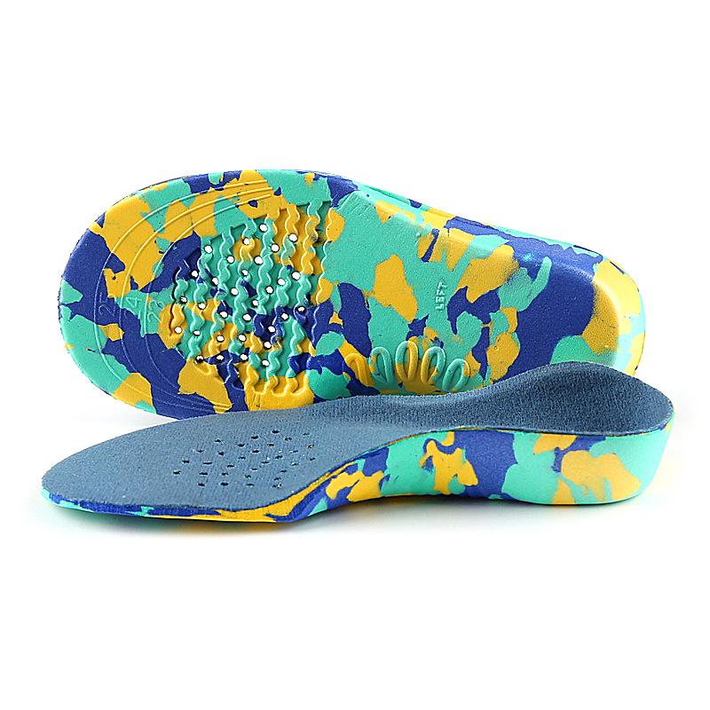 Velvet Camouflage Kids' Orthopedic Arch Support Insoles for Pronation