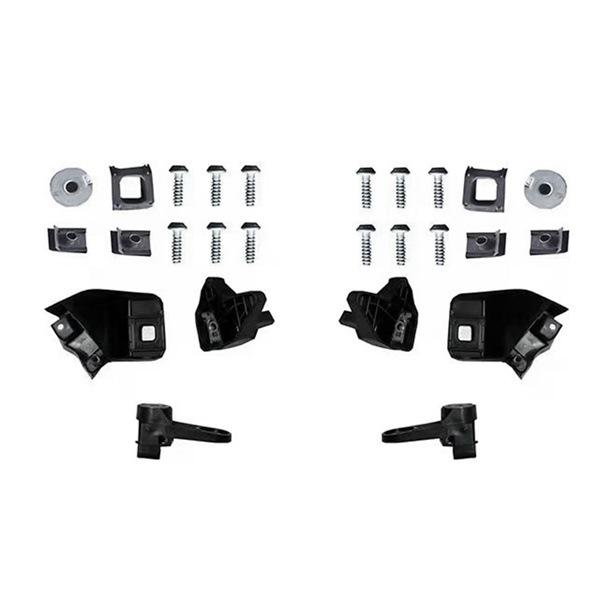 Mercedes-Benz Front Bumper Headlight Bracket Repair Kit (Pair): A1668200514, A1668200614