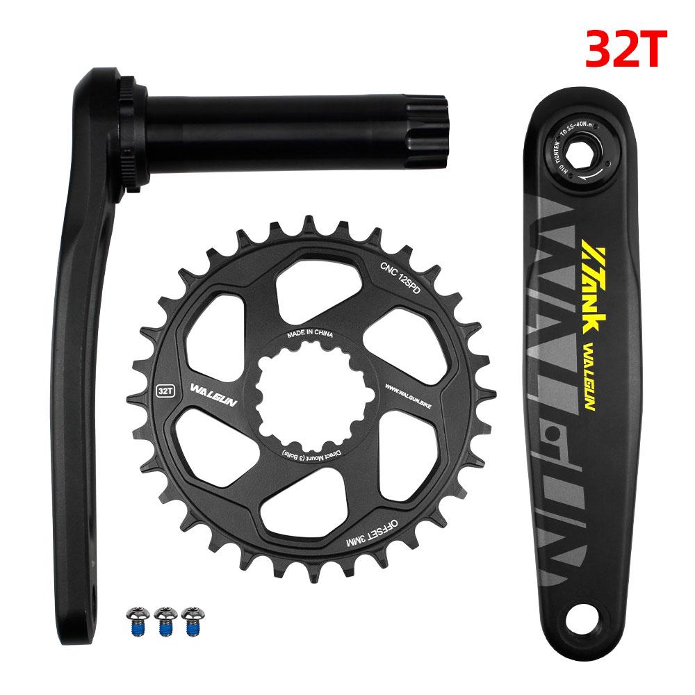 Case Crank Set Crank Arms for Bicycle Mtb Cranks 170mm 175mm Bikes Crank 3mm 6mm Offset Teeth Chainring 32/34/36T Mtb Bike Parts