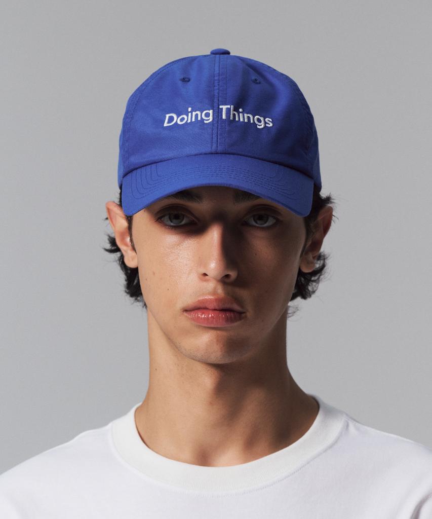 Ausdoeoboiseu Doing Things Woven Cap (Blue)