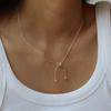 NORMALLEE [Silver 925] Sliding Bow Necklace