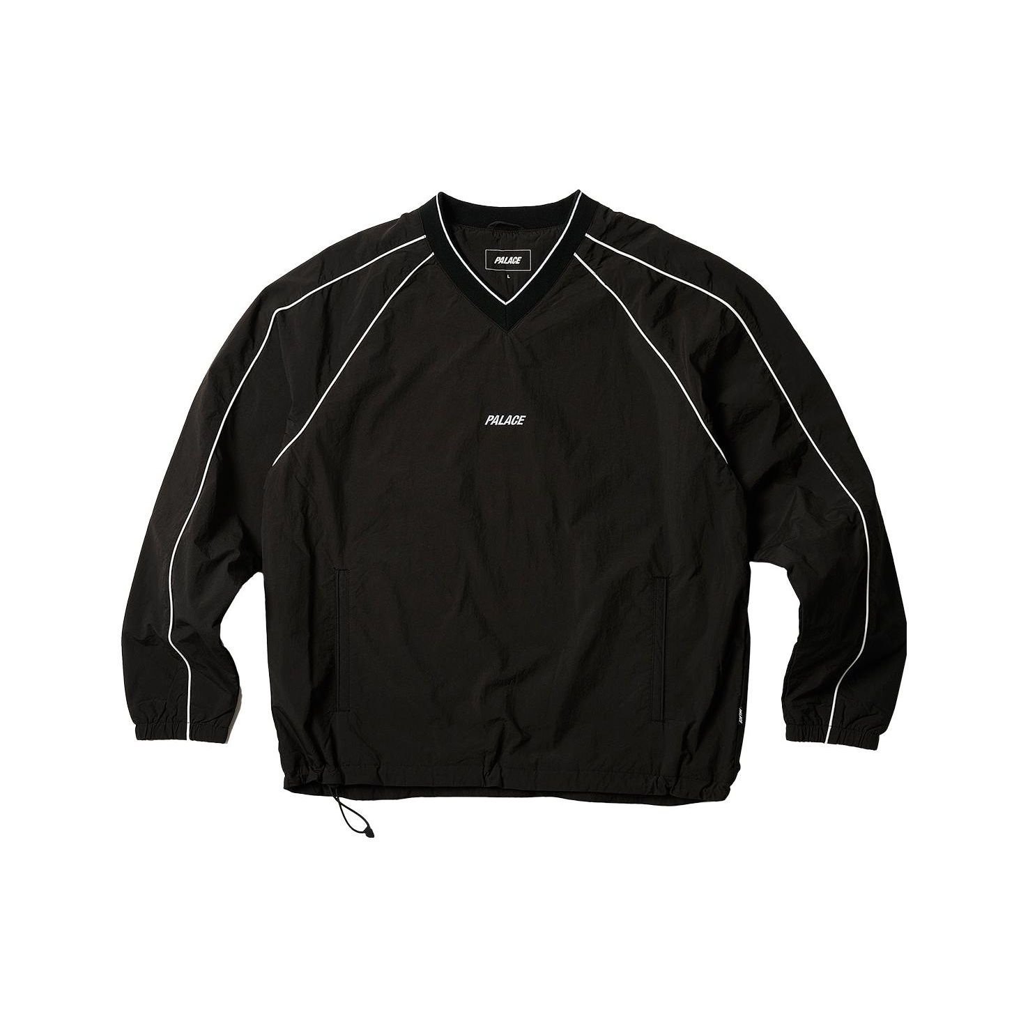 

Palace Пуловер-ракушка с кантом Черный Унисекс Топы P24JK063 L