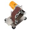 Mini Belt Sander Double Bearing Adjustable Angle Vertical Belt Sanding Machine for Home