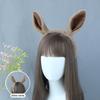 Kawaii Plush Horse Ear Headband Cute Simulation Animal Ears Hair Roop Cosplay Party Headwear  Year Hair Accessories