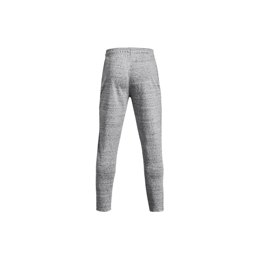 Under Armour Rival Casual Pants Men's Light Gray Moderate Straight Fit Pants 1376772-011