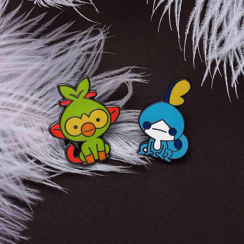 Delightful Enamel Bunny Monkey Bird Brooch Cute Cartoon Animal Badge For Outfits Trendy