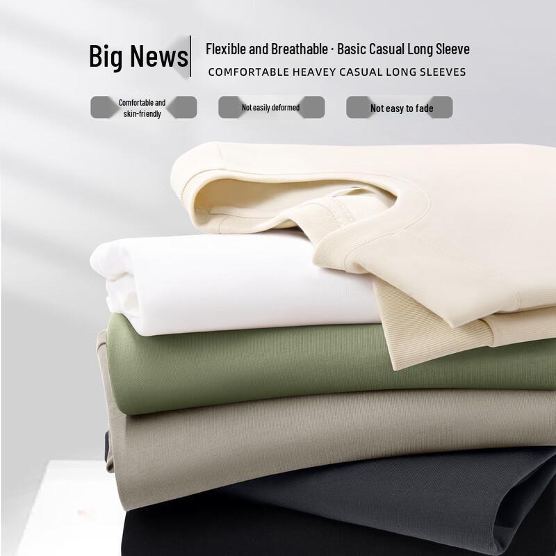 JEANSWEST LIFE Men's Heavyweight Long Sleeve T-Shirt