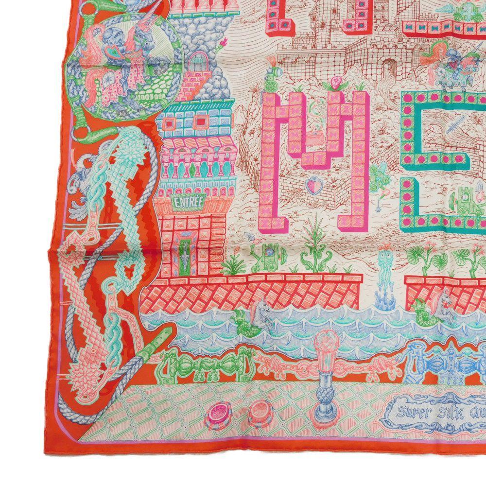 Used 9212 Carre 90 7955 Turquoise Rose Multicolor Character Watch in Excellent Condition. Super Silk Quest 13815 Rouge.