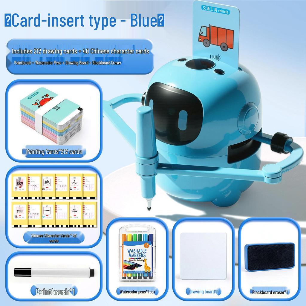 Smart Painting Robot for Kids - Interactive Education Toy with Pixel Beads