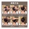 LeTradeJP 2-Piece U-Shaped Pearl Hair Comb Set - Elegant Black & White Alloy Hairpins for Updos, Ponytails, and Side-Swept Styles - Perfect for