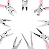 9 In 1 Jewelry Pliers Set Needle Nose Pliers Diagonal Round Nose Pliers for Crafting Jewellery Art Project for Repair