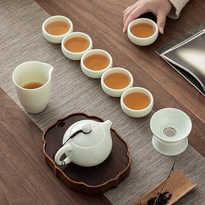 Sui's Jadeite Ceramic Kung Fu Tea Set