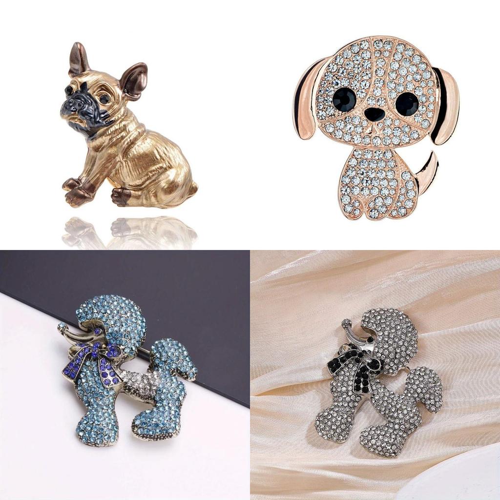 Spille Amanti dei Cani Lega Spille Animali Cane Carino Accessorio Moda Per Uomini Donne