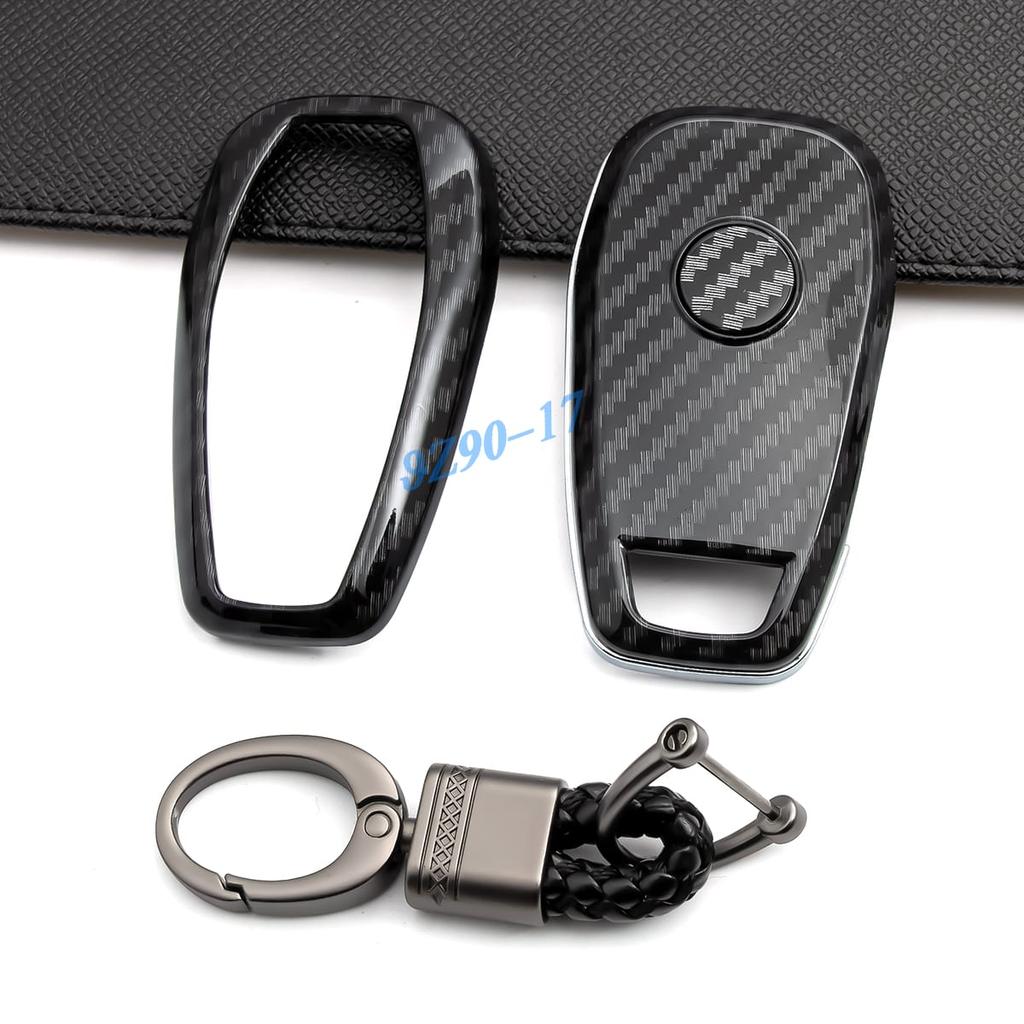 Abs Carbon Fiber Car Smart Key Cover Case Keychain For Chevrolet Chevy Cruze   Trailblazer Spark Trax