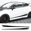 2 Piezas Calcomanías de Vinilo de Línea Lisa Minimalista Para Fiesta MK7 Rayas Laterales de Puerta de Coche Styling Accesorios de Película Premium para Tuning Automotriz