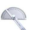 Rotary Stainless Steel Caliper Round Head Goniometer Adjustable Protractor Protractor 180 Degree Protractor Angle Ruler