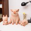 Cute Simulated Piggy Child Savings Jar Creative Piggy Bank Desk Decoration Ornaments Animal Resin Sculpture Room Aesthetic Decor